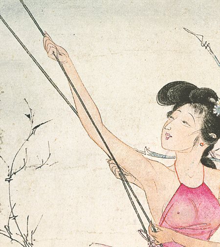洋县-胡也佛的仕女画和最知名的金瓶梅秘戏图